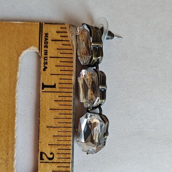 Plunder Crystal Statement Necklace Earrings Set Floral Briolette Jewelry Gift - Picture 14 of 16